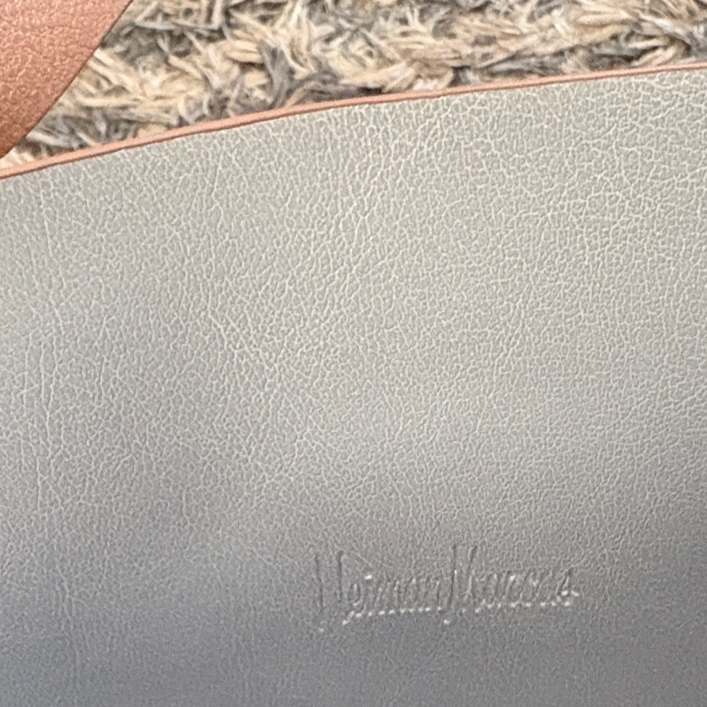 Neiman Marcus Large Tote Bag - Teal, Pink, Gray - Picture 8 of 13